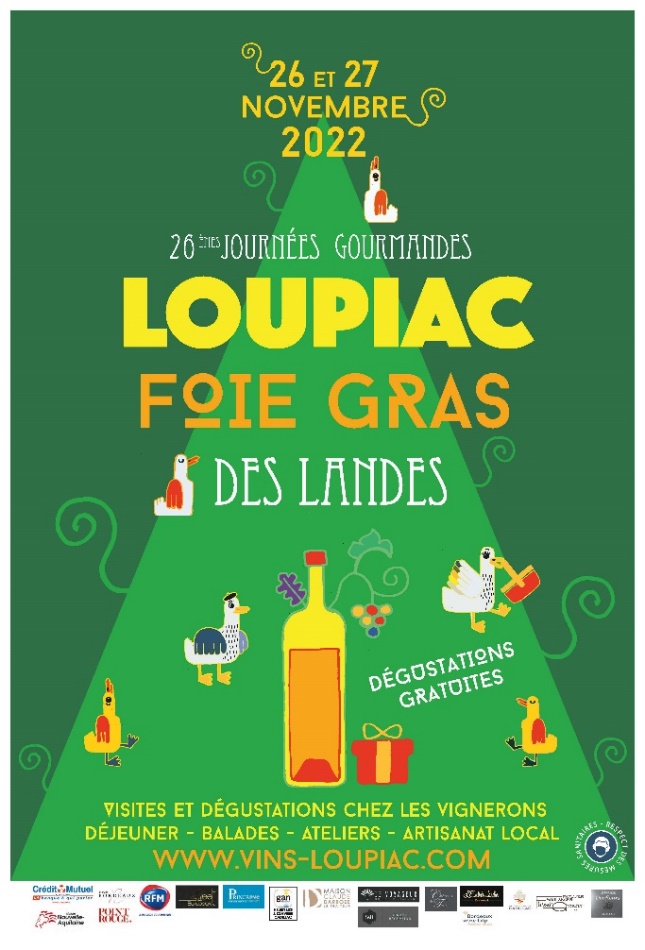 Lire la suite à propos de l’article <strong>Journées Gourmandes LOUPIAC & Foie Gras </strong><strong>des Landes.</strong><strong></strong>